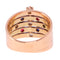 Bague 59 Une bague victorienne en pierres précieuses vieille de 140 ans - saphirs, rubis, émeraudes 58 Facettes 23360-0334