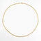 Collier Chaine or jaune maille marine limée 58 Facettes 13-168