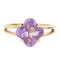 Bague 61 Cacharel Bague Or jaune Améthyste 58 Facettes 2307824CN