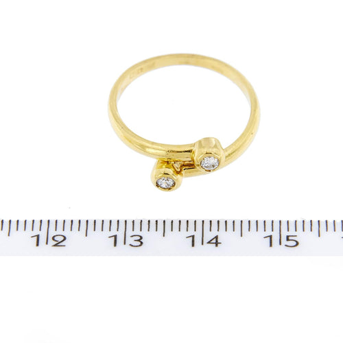 Bague 56 Bague Toi et Moi diamants 58 Facettes 16534
