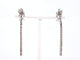 Boucles d'oreilles Boucles d'oreilles Pendants Or blanc Diamant 58 Facettes 06117CD