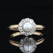 Bague 49 Bague ancienne perle fine diamants marguerite 58 Facettes 21-683