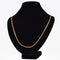 Collier Chaine or jaune maille plate 58 Facettes 15-085