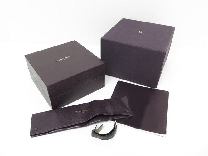 Montre montre BOUCHERON reflet diamant en acier palladie 34mm quartz 58 Facettes 255494