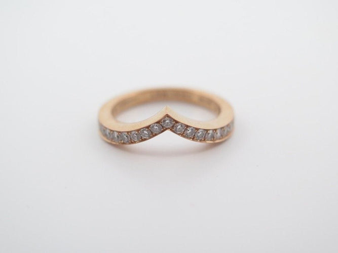 Bague 48 bague CHAUMET alliance josephine aigrette 083517 t48 or 18k diamant 58 Facettes 248405