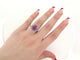 Bague 56 bague POIRAY filles antik t56 en or blanc 18k amethyste et diamants 58 Facettes 247740