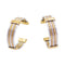 Boucles d'oreilles Boucles d'oreilles Cartier or jaune et acier. 58 Facettes 32904