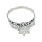 Bague 54 Bague en or blanc, diamant 1,08 carat. 58 Facettes 31231