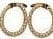Boucles d'oreilles Paire de boucles d'oreilles or jaune 18K et diamants de la maison David Morris 58 Facettes 0