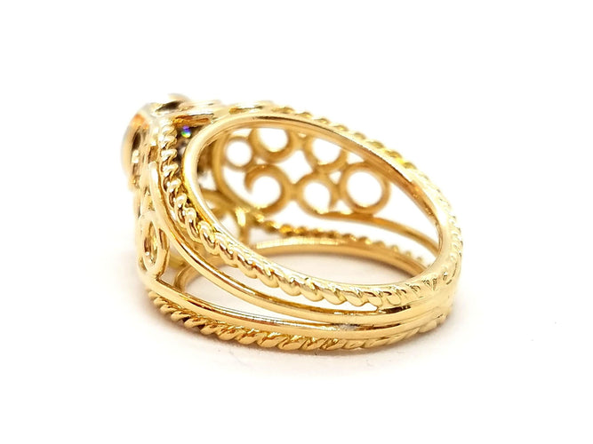 Bague 50 Bague Art déco Or jaune Diamant 58 Facettes 00773CN