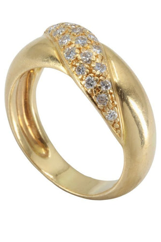 Bague BAGUE JONC DIAMANTÉ 58 Facettes 045761