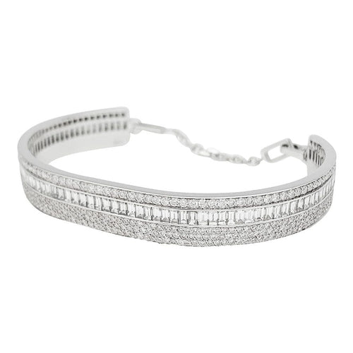 Bracelet Bracelet Messika "Liz" en or blanc et diamants. 58 Facettes 30842