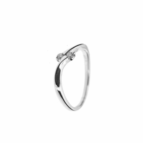 Bague 53 Bague Toi & Moi diamants 58 Facettes 26036