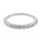 Bague 52 Bague Demi alliance Or blanc Diamant 58 Facettes 2513750CN