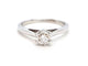 Bague 53 Bague Solitaire Or blanc Diamant 58 Facettes 06343CD