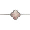 Collier Sautoir Van Cleef & Arpels, "Magic Alhambra", en or blanc, calcédoine et nacre. 58 Facettes 31454