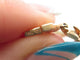 Bracelet bracelet CARTIER breloque croix or jaune 18k 6 diamants 0.36ct 58 Facettes 254652
