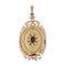 Pendentif Pendentif or grenat perle médaillon 58 Facettes CVP88
