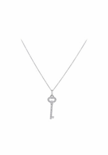 Collier Collier TIFFANY & CO Clé Ovale Vintage en Platine 950/1000 58 Facettes 60268-55857