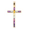 Pendentif Guy Laroche Pendentif Croix Or jaune Améthyste 58 Facettes 2270798CN