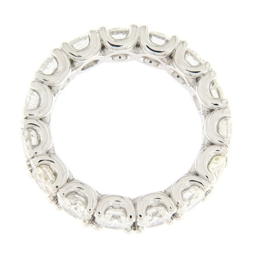 Bague Alliance Eternité Or blanc Diamants 4,90 ct 58 Facettes G2895