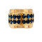 Bague 48 Bague Tank or rose, saphirs. 58 Facettes 31020