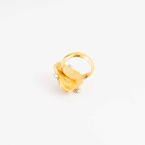 Bague Bague Opale de feu 58 Facettes 1