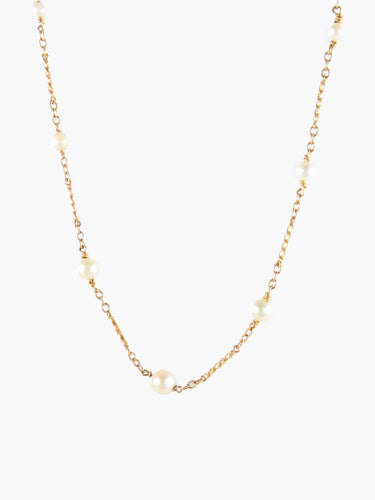 Collier Or Jaune / Perles COLLIER "TAHITI" OR & PERLES 58 Facettes BO/220008
