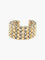 Bague Or Jaune / 57 BAGUE "FACETTE" DEUX ORS 58 Facettes BO/220031