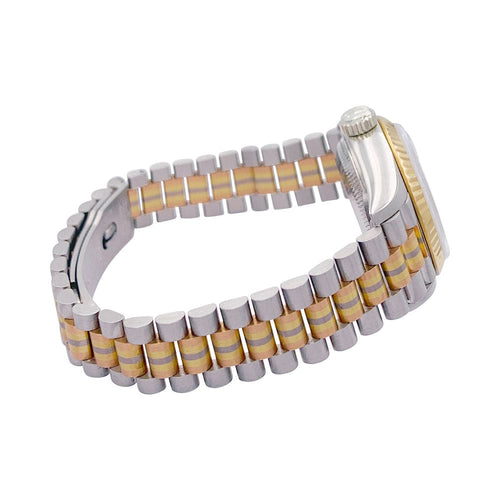 Montre Montre Rolex, "Oyster Perpetual Datejust Tridor", trois ors. 58 Facettes 32409