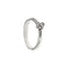 Bague 56 Bague solitaire Or blanc Diamant 58 Facettes 29529