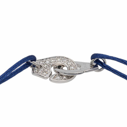Bracelet Dinh Van Bracelet Cordon Menottes Or blanc Diamant 58 Facettes 2865695RV