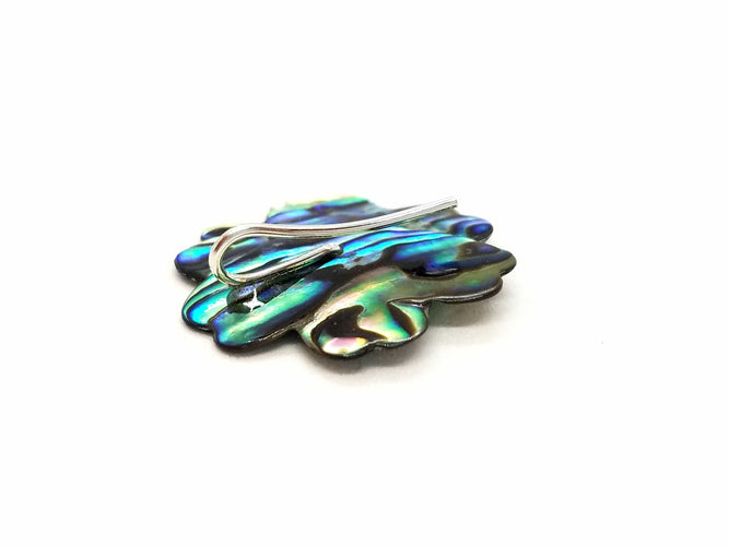 Broche Broche Or blanc Nacre 58 Facettes 593201CD