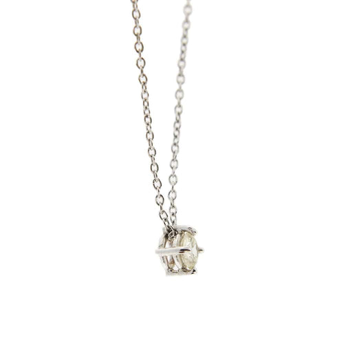 Collier Collier "Point lumineux" Or blanc Diamant 58 Facettes 172