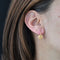 Boucles d'oreilles Dormeuses anciennes or rose 58 Facettes 21-678B