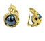 Boucles d'oreilles GILBERT ALBERT. Paire de boucles d’oreilles or jaune et perles interchangeables 58 Facettes