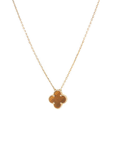 Collier Collier Alhambra Van Cleef & Arpels Oeil de tigre 58 Facettes