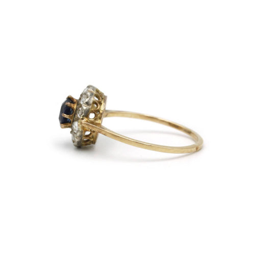 Bague 57 Bague - Or, Argent, Saphir & Diamants 58 Facettes 230304R