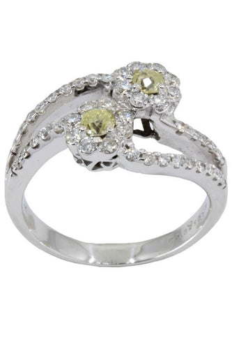 Bague BAGUE TOI & MOI DIAMANTS FANCY YELLOW 58 Facettes 048861