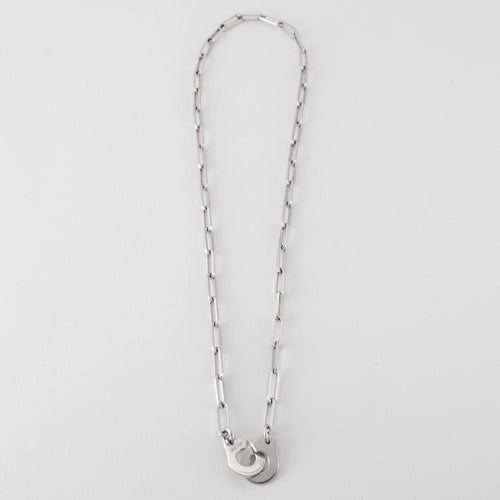 Collier Collier DINH VAN - menottes R12 - or blanc 58 Facettes