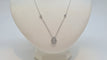Collier Collier poire en Or blanc & diamants 58 Facettes