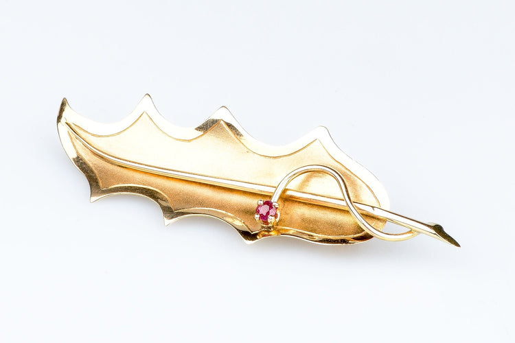 Broche Broche rubis or massif 58 Facettes BRONB78-69