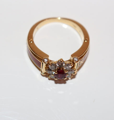 Bague Korloff Bague Rubis collection Enamel 58 Facettes 486