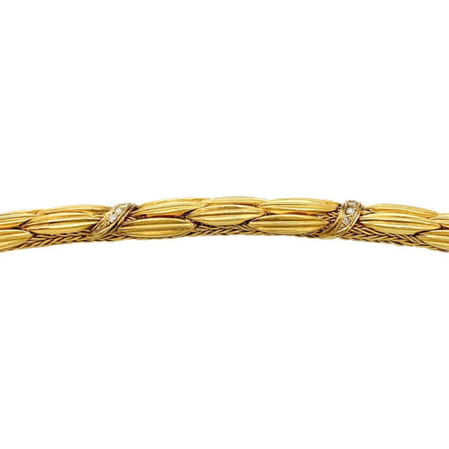 Collier Collier Lalaounis "Epis" en or jaune et diamants. 58 Facettes 31909
