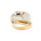 Bague 54 Bague Or blanc et rose Nacre Diamants 58 Facettes 34909