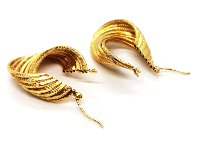Boucles d'oreilles Boucles d'oreilles Créoles Or jaune 58 Facettes 1643998CN