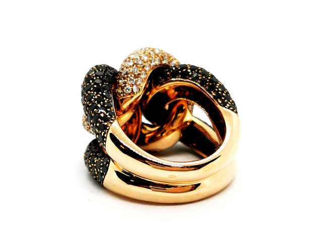 Bague 54 Bague Cocktail Or jaune Diamant 58 Facettes 1186444CN