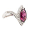 Bague 54 Bague Or blanc Grenat Almandin 58 Facettes 2329109CN
