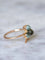 Bague trèfle chrysobéryl oeil de chat et diamants 58 Facettes