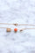 Collier Collier flèche ancien or et corail 58 Facettes